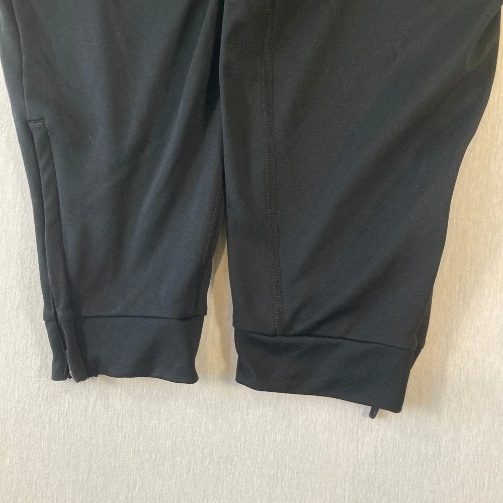 Nike Dri-FIT Joggers Mens Med Tapered Training Pants Black Zip Ankle FB7509-010